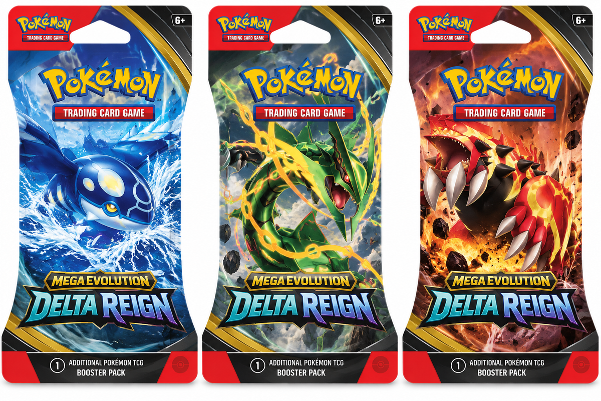 ME06 sleeved booster concept artwork, not official packaging