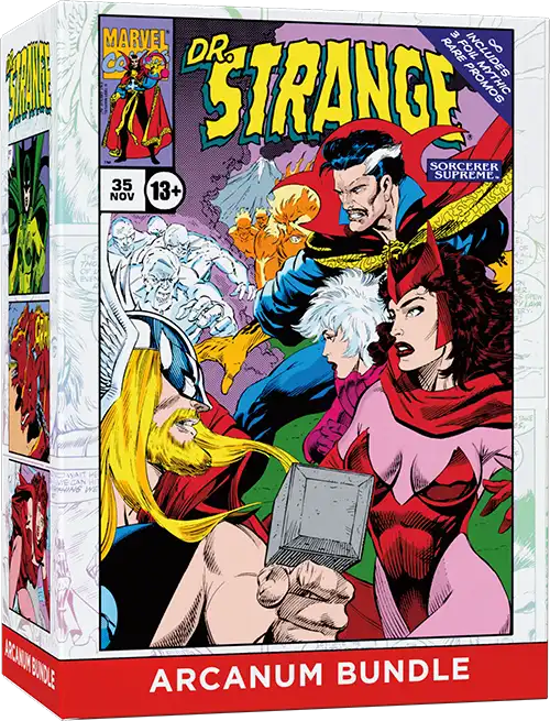 Official Marvel Darkhold Destiny product packaging