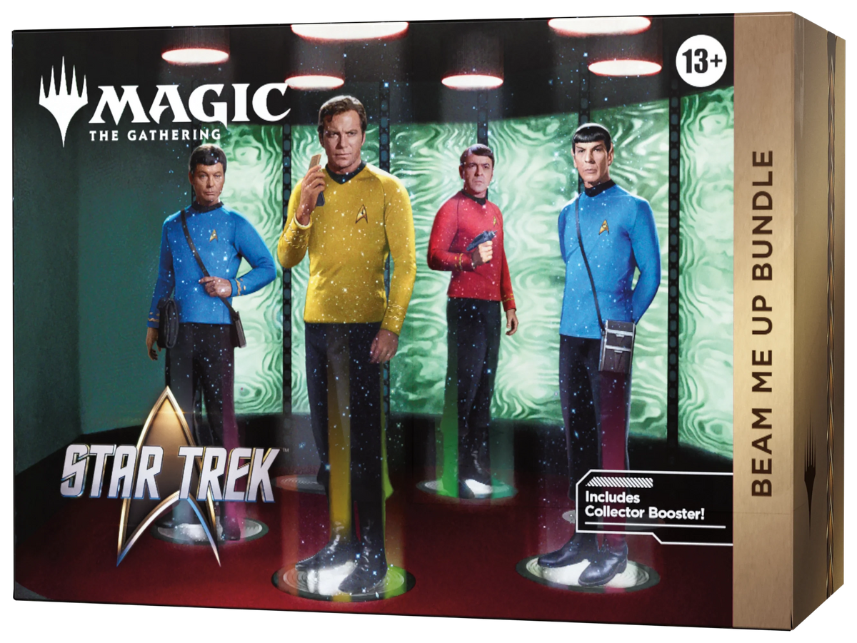 Star Trek beam-me-up packaging