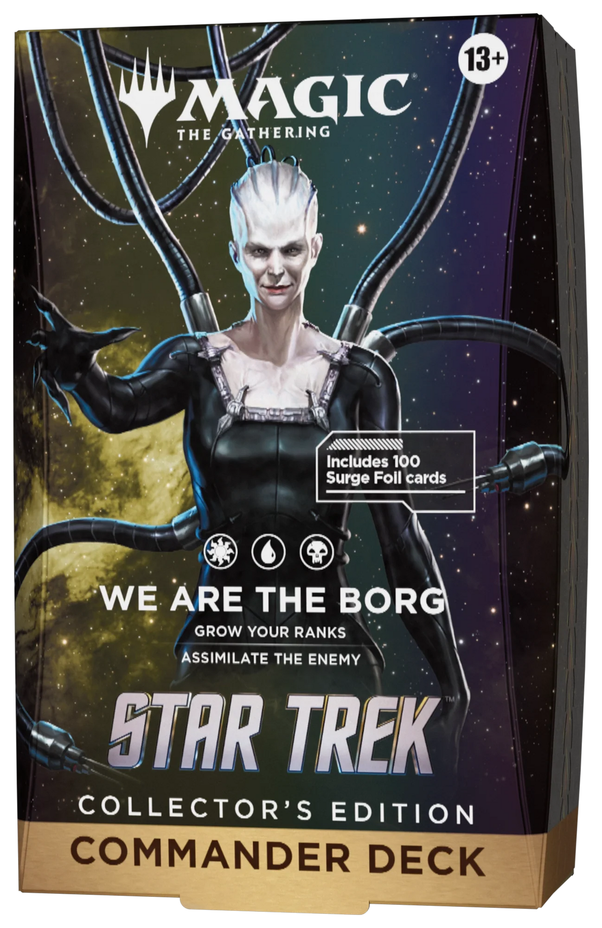 Official Star Trek borg-collector product packaging