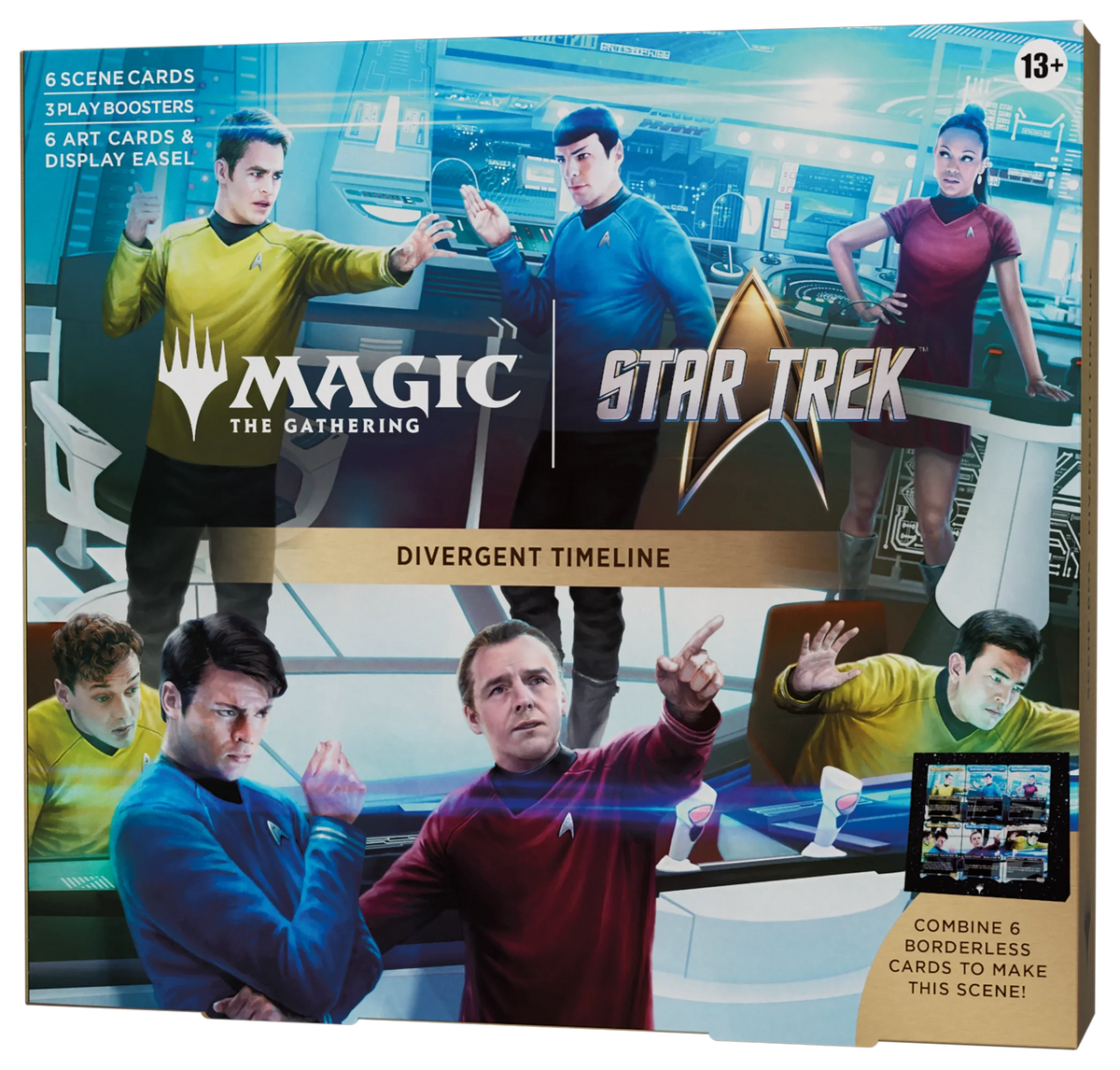 Star Trek divergent-timeline packaging