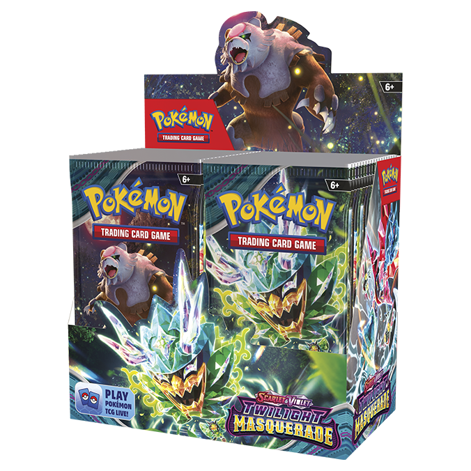 Pokémon TCG: Scarlet & Violet – SV06 Twilight Masquerade Display (36 Boosters)