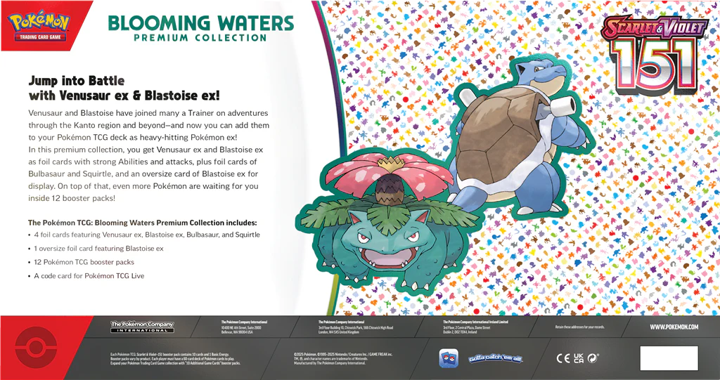 Pokémon 151 Blooming Water Premium Collection