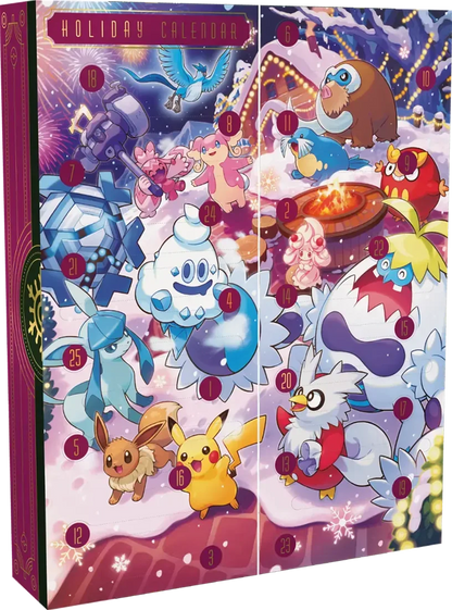 Pókemon Scarlet and Violet Christmas Calendar 2025