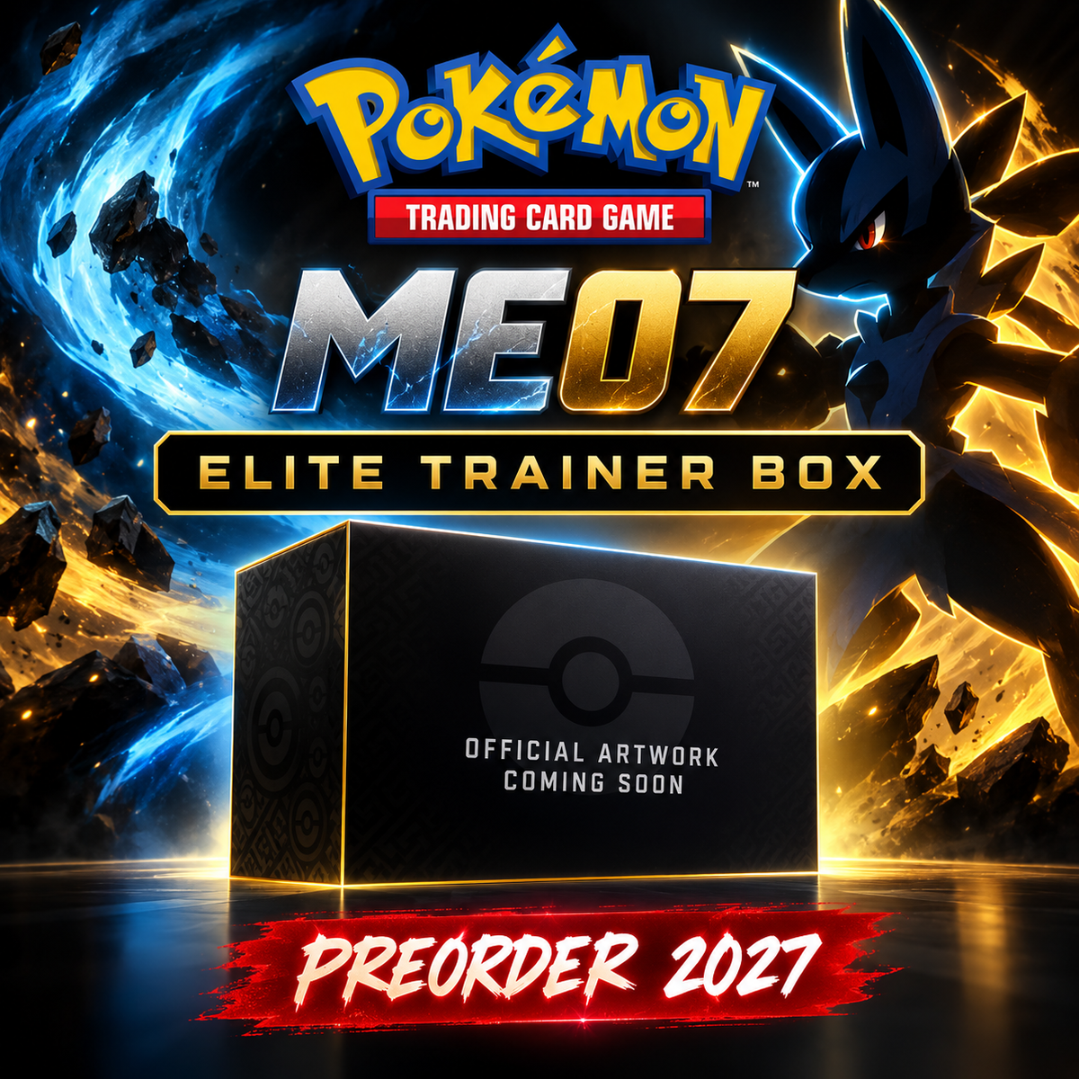 Pokémon TCG ME07 Elite Trainer Box preorder 2027 - placeholder artwork