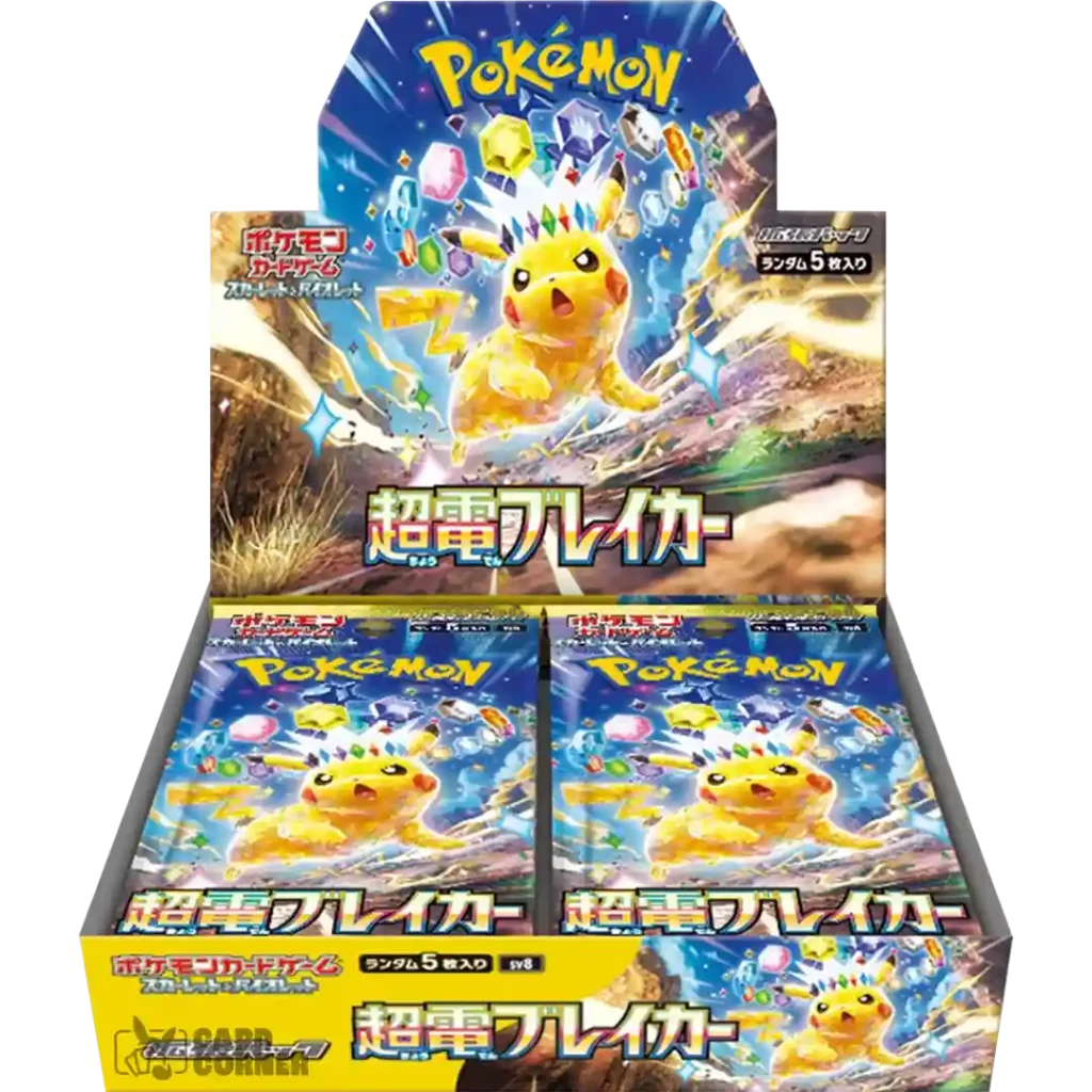 Pokémon TCG: Scarlet &amp; Violet – SV8 Super Electric Breaker Booster Display – Japanisch 