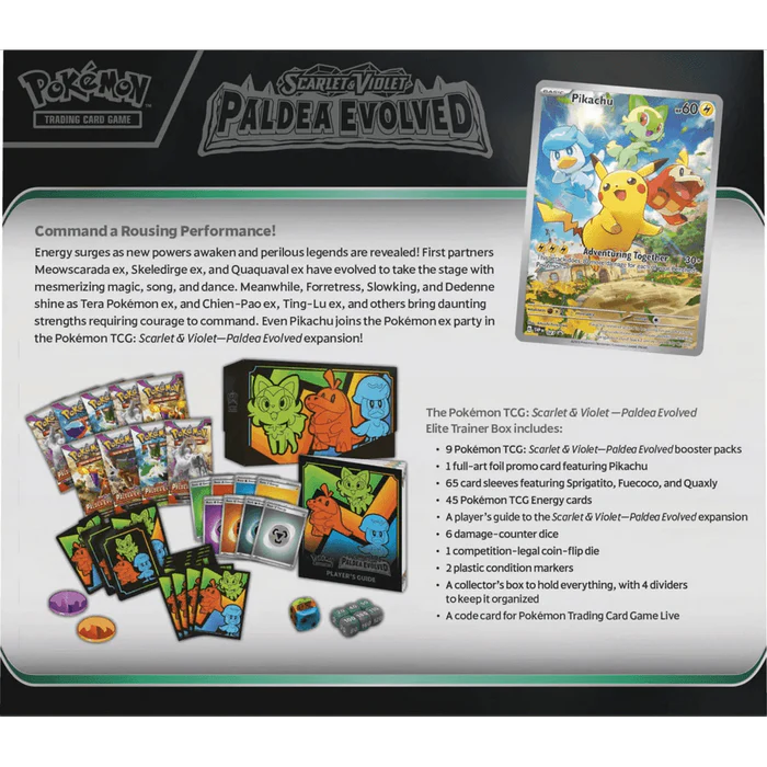 Pokémon - Scarlet and Violet SV02 Paldea Evolved Elite Trainer Box