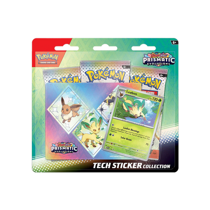 Pokémon TCG: Scarlet and Violet Prismatic Evolutions Tech Sticker Collection (Random)