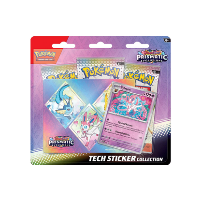 Pokémon TCG: Scarlet and Violet Prismatic Evolutions Tech Sticker Collection (Random)
