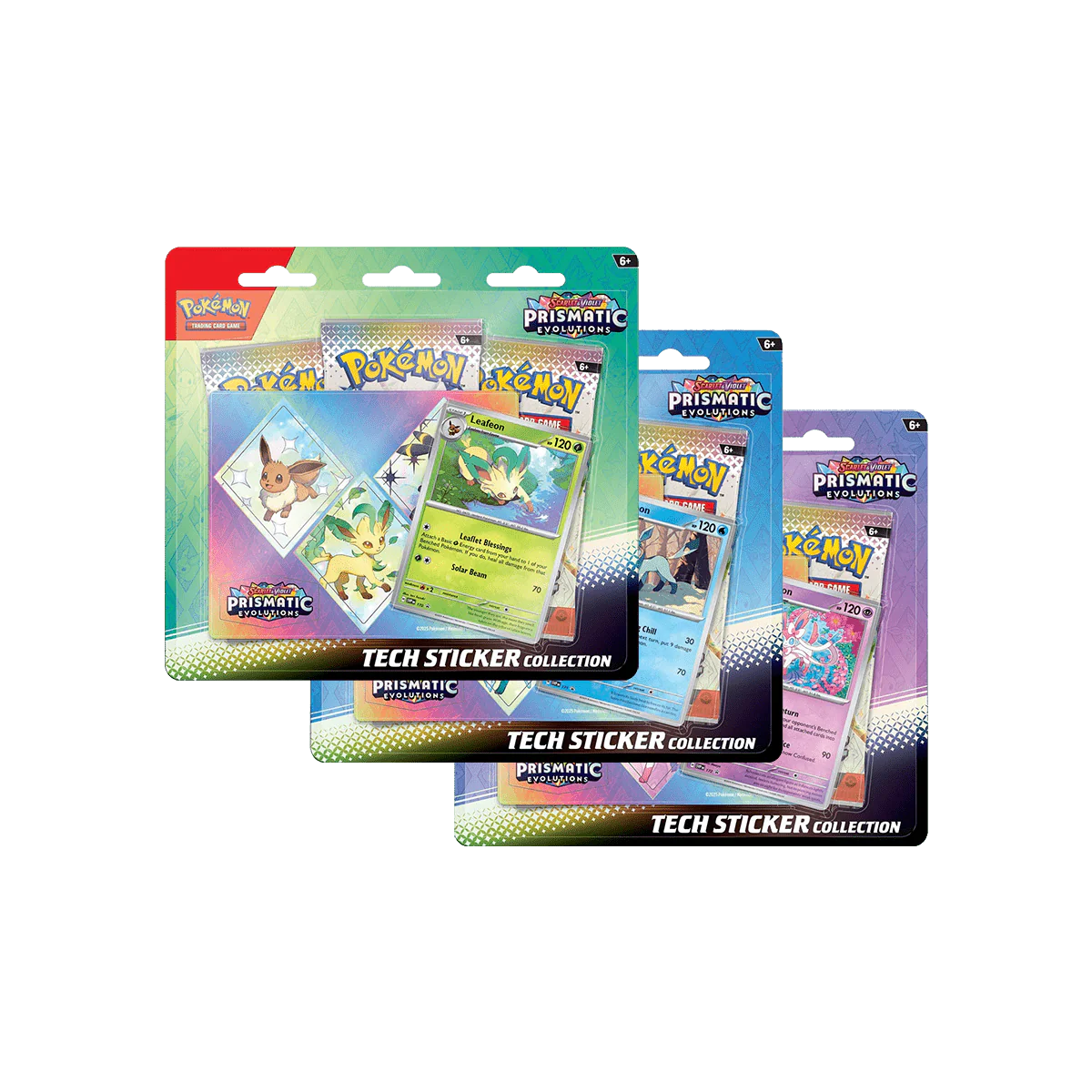 Pokémon TCG: Scarlet and Violet Prismatic Evolutions Tech Sticker Collection (Random)