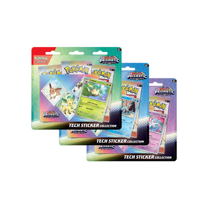 Pokémon TCG: Scarlet and Violet Prismatic Evolutions Tech Sticker Collection (Random)