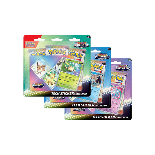 Pokémon TCG: Scarlet and Violet Prismatic Evolutions Tech Sticker Collection (Random)