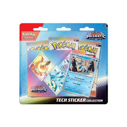 Pokémon TCG: Scarlet and Violet Prismatic Evolutions Tech Sticker Collection (Random)