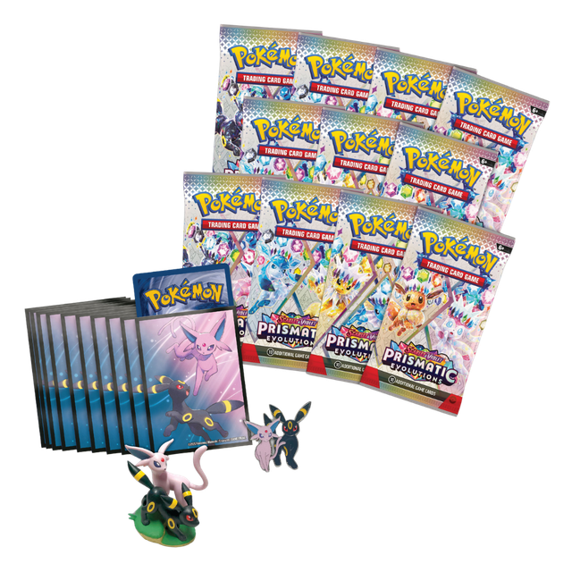 Pokémon TCG: Scarlet & Violet SV8.5 – Prismatic Evolutions Premium Figure Collection (Espeon & Umbreon)