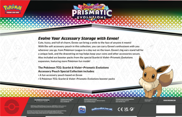 Pokémon TCG: Scarlet & Violet — Prismatic Evolutions Accessory Pouch Special Collection