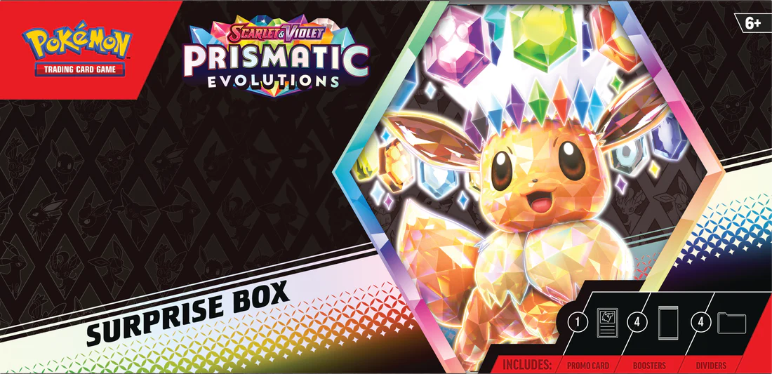 Pokémon TCG: Scarlet and Violet Prismatic Evolutions Surprise Box