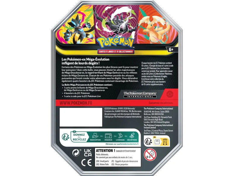 Pokémon TCG: Mega Forces ex Tin – English (Preorder)