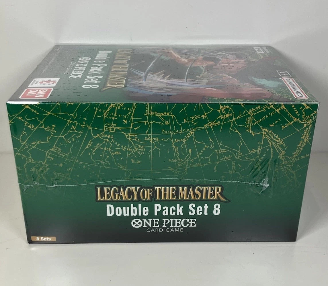 One Piece Card Game - OP12 Legacy of the Master Booster Double Pack Display 8 Boxes