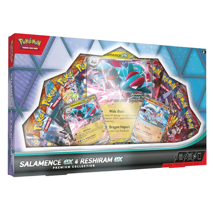 Pokémon TCG: Mega Evolution Salamence EX & Reshiram EX Premium Collection