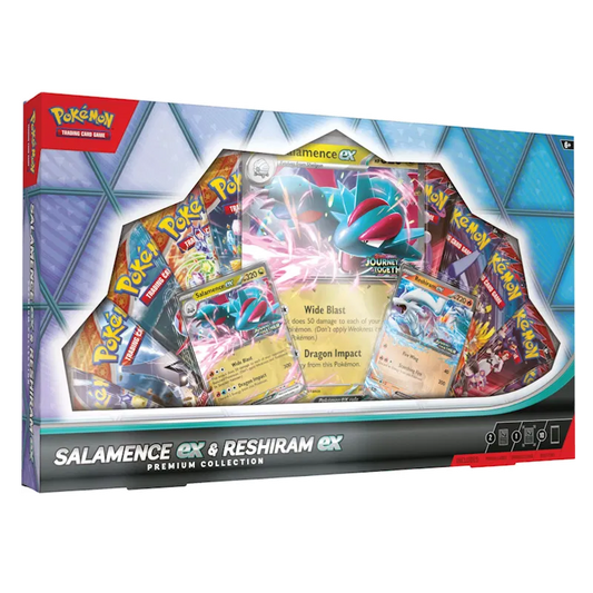 Pokémon TCG: Mega Evolution Salamence EX & Reshiram EX Premium Collection