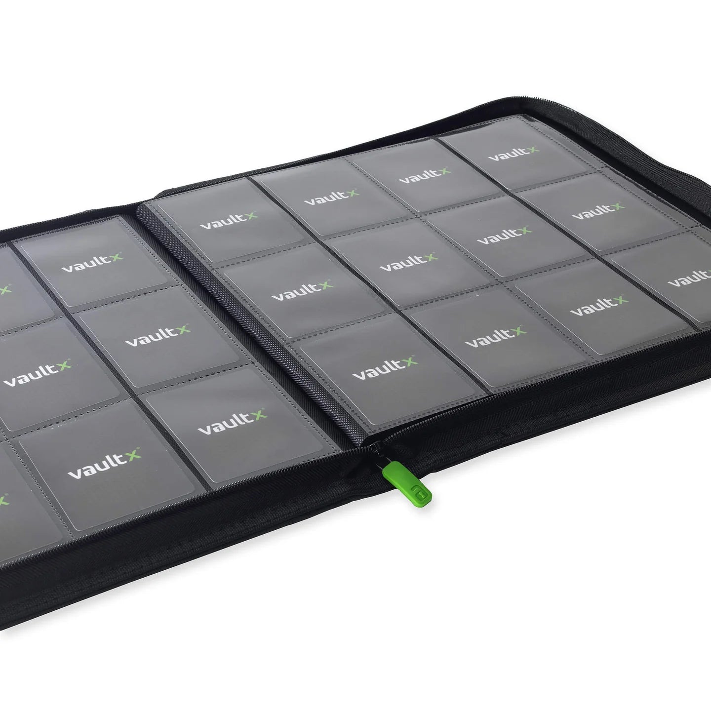 Exo-Tec Zip Binder 12-Pocket Sideloading Trading Carde Binder - Black