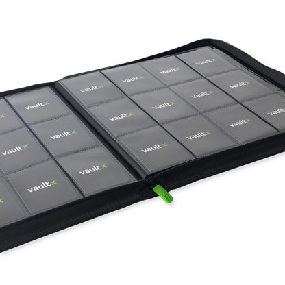 Exo-Tec Zip Binder 12-Pocket Sideloading Trading Carde Binder - Black