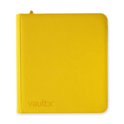 Exo-Tec Zip Binder 12-Pocket Sideloading Trading Carde Binder - Yellow