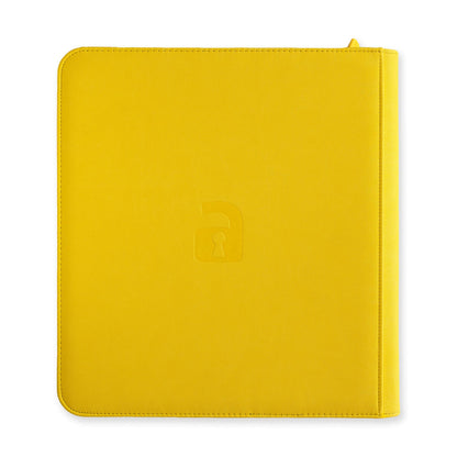 Exo-Tec Zip Binder 12-Pocket Sideloading Trading Carde Binder - Yellow