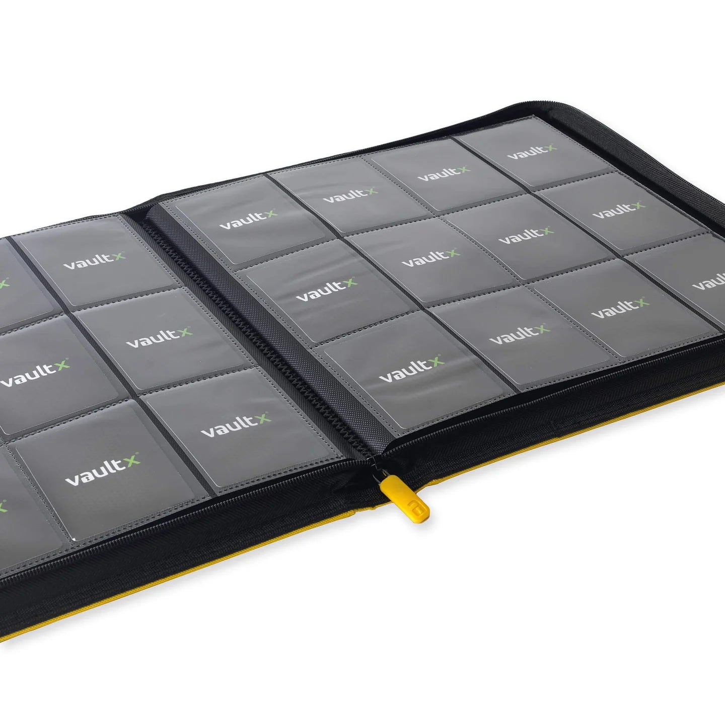 Exo-Tec Zip Binder 12-Pocket Sideloading Trading Carde Binder - Yellow