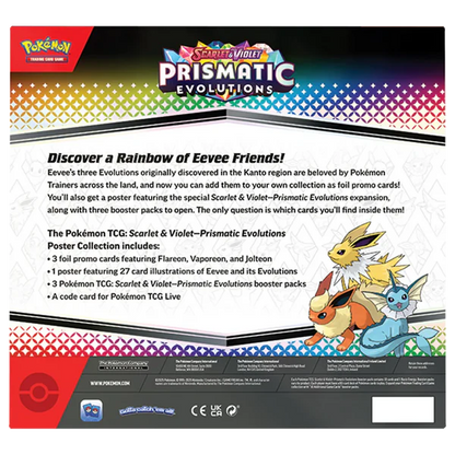 Pokémon TCG: Scarlet & Violet — Prismatic Evolutions Poster Collection